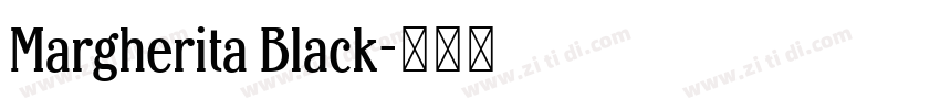 Margherita Black字体转换